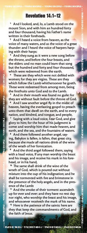 Project: Memory Bookmark (Revelation 14:1–12)