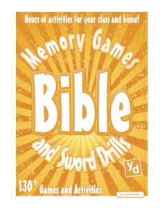 Bible Memory Games and Sword Drills (Teacher's Edition)