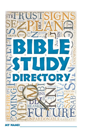 Bible Study Directory Booklet