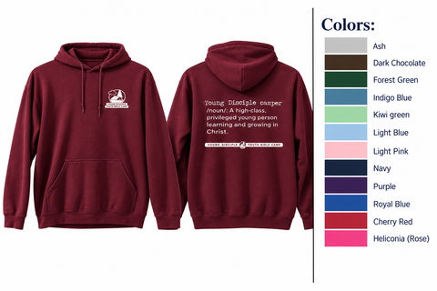 Youth (Kids) YD Camp Hoodie - Front-&-Back-Design