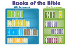 Books of the Bible Chart (11" x 17" in color)