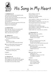 Songsheet: His Song in My Heart
