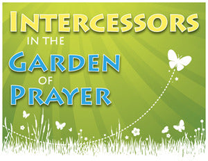 Door Sign in Color: Intercessors in the Garden of Prayer