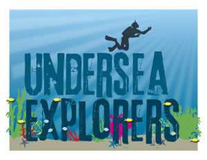 Door Sign in Color: Undersea Explorers