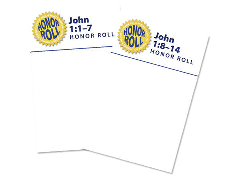 Honor Rolls in color: John 1: 1-14