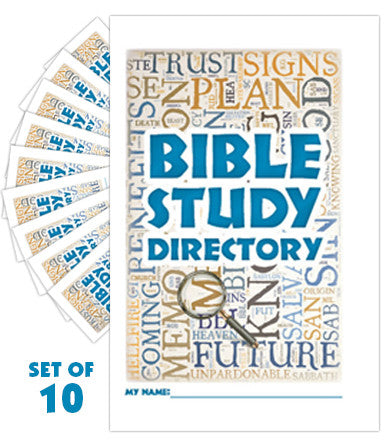 Bible Study Directory Booklet (Set of 10)